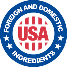 Foreign and Domestic USA Ingredients seal